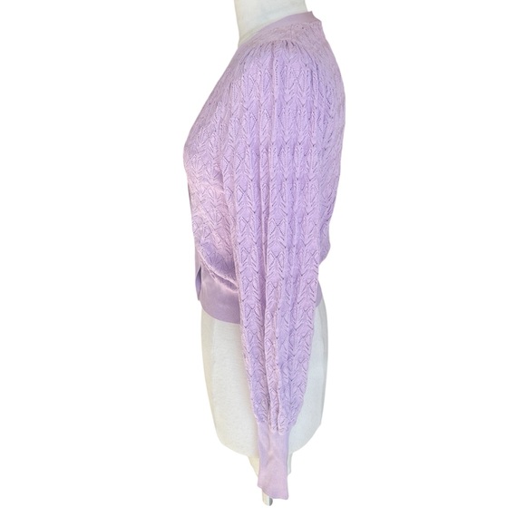 Zara Cardigan Beautiful Delicate Weave Womens size medium - Picture 4 of 6